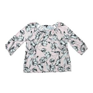 Roz & Ali Women's Floral Blouse in Pink and Black